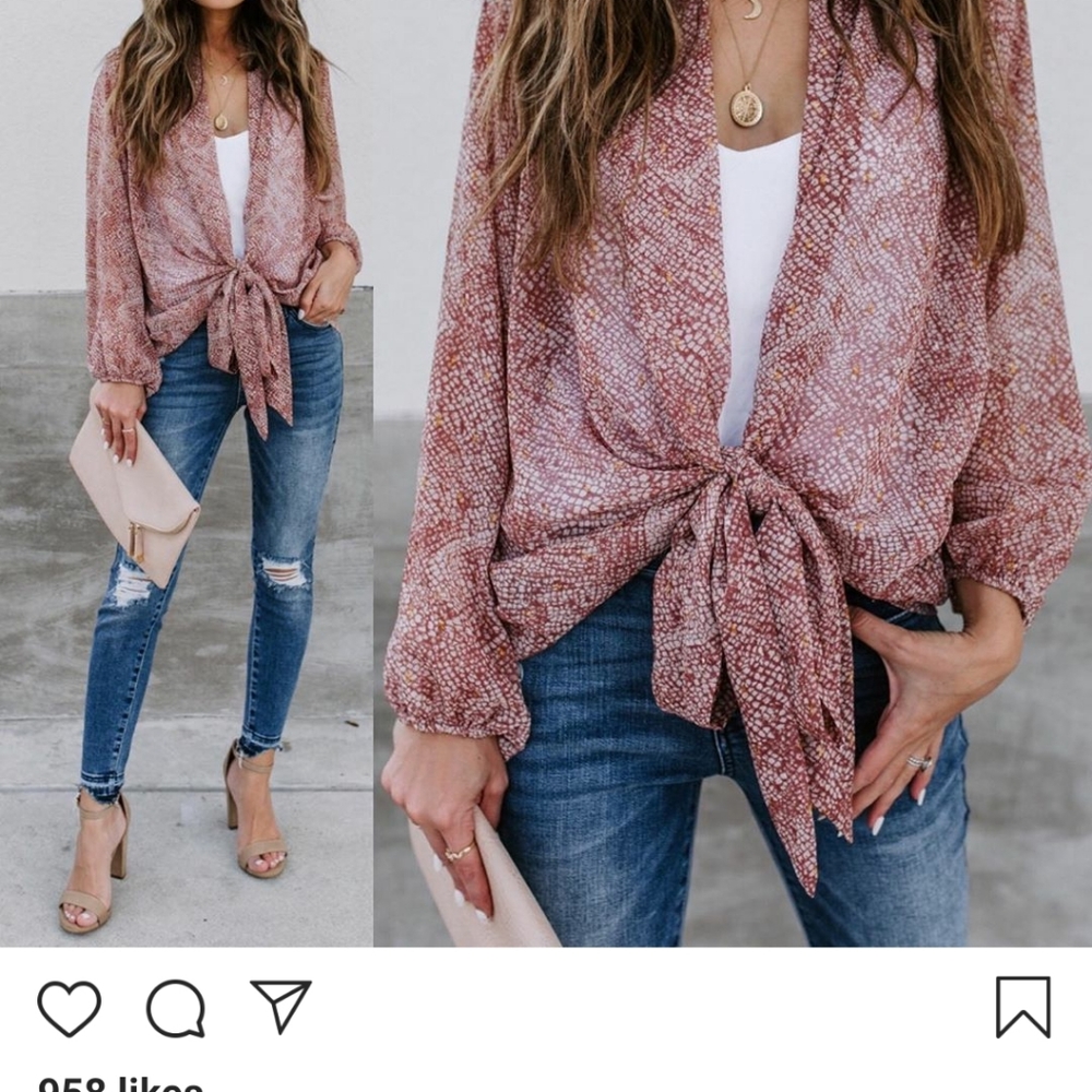 Shirt by Vici, worn once